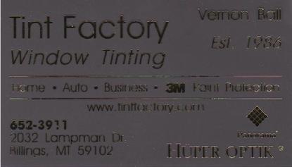 Tint Factory
